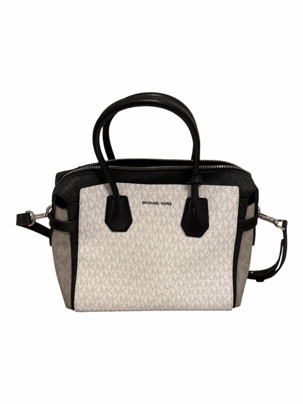 Michael Kors Mercer Medium Belted Satchel purse bag